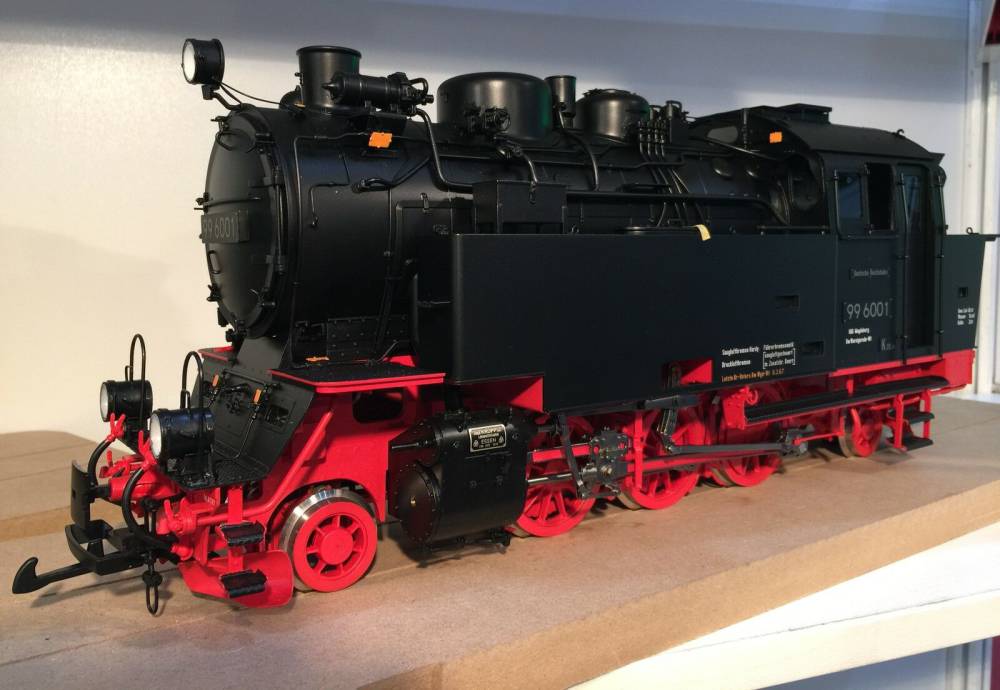 Kiss Spur G 76111 HSB BR 99 6001 DAMPFLOKOMOTIVE „DIE BALLERINA“ für LGB neu OVP