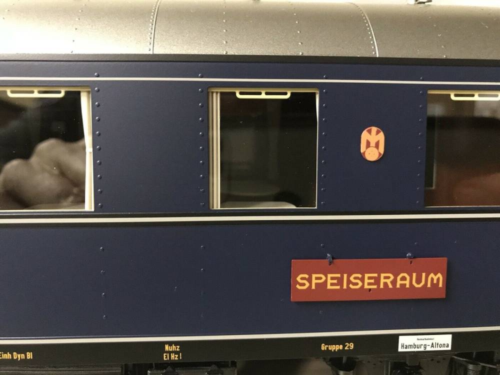 KM1 D28 Personenwagen Halbspeisewagen 202855 Spur 1  OVP für Märklin Kiss  7