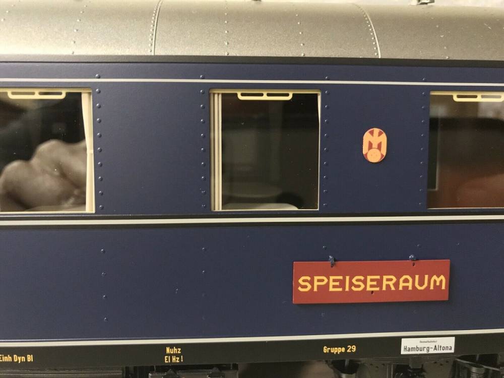 KM1 D28 Personenwagen Halbspeisewagen 202855 Spur 1  OVP für Märklin Kiss  8