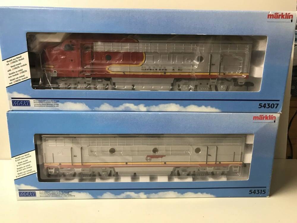 MärklinSpur 1 Diesellok Santa Fe  54307 54308 54315  Sound 3-teilig top Zustand