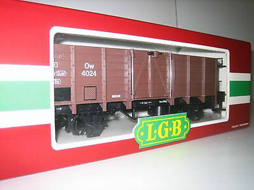 LGB Spur G 4024 Waggon Güterwaggon Hochbordwagen Originalverpackung
