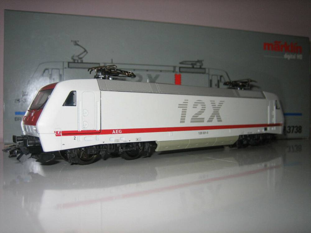 Märklin H0 3738 E-Lok AEG 12 X digital Neuzustand Originalverpackung