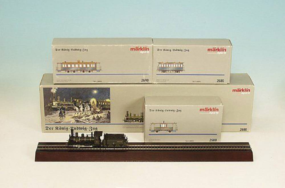 Märklin H0 2680 Dampflok Zugset König Ludwig Zug Waggon digital OVP Neuzustand