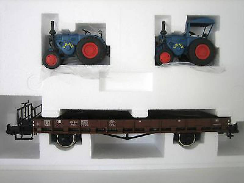 Märklin Spur 1 58494 Güterwagen mit Traktor Lanz neu Originalverpackung