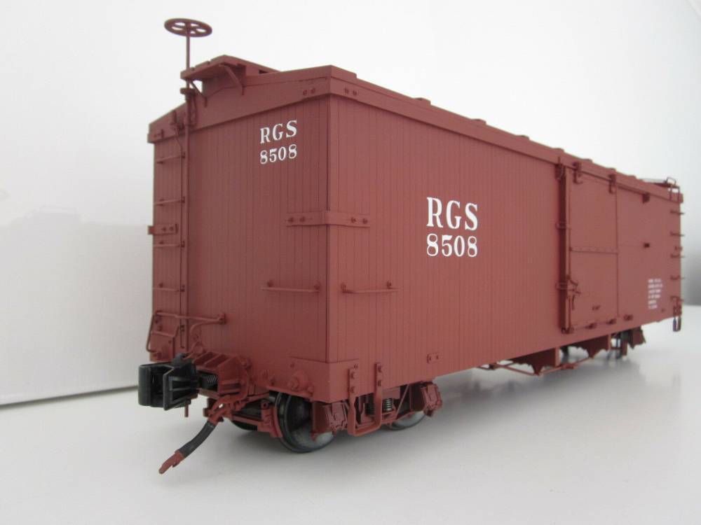 AMS Güterwaggon Box Car 8508 Spur G für Accucraft LGB Kiss Bachmann