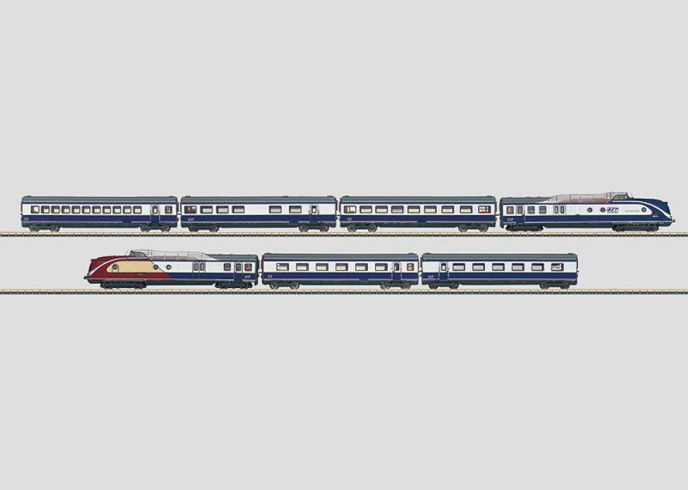 Märklin Spur Z 88735 Diesel Triebzug 601 Blue Star Train MHI limitiert neu