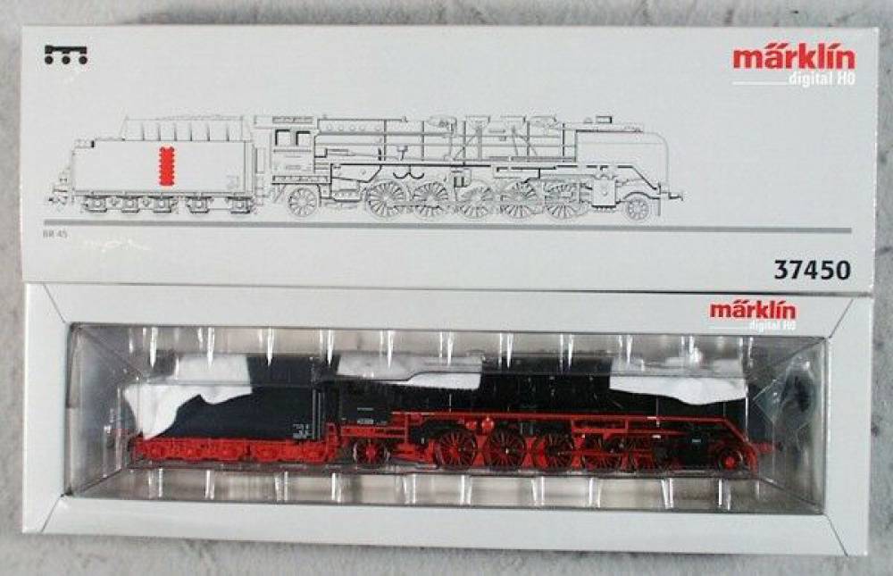 Märklin H0 37450 Dampflok BR 45 digital Sound Neuzustand Originalverpackung