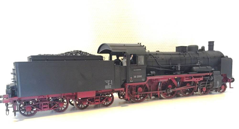 Märklin 55384 Spur 1 Dampflok BR 38 digital gealtert Sound Originalverpackung