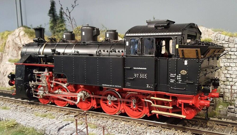 Fine Models Spur 1 Dampflok BR 97.5 Zahnrad Lok verschiedene Varianten neu OVP 3