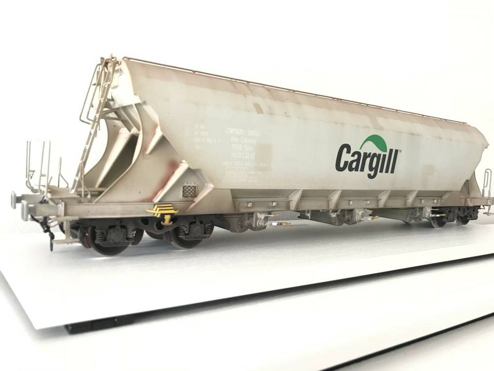 Kiss Spur 1 GETREIDESILOWAGEN Cargill Güterwagen Sondermodell Unikat Gealtert 7
