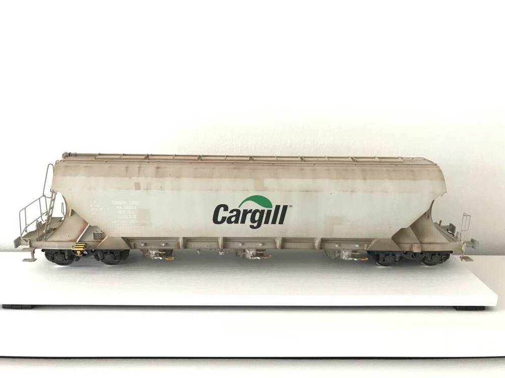 Kiss Spur 1 GETREIDESILOWAGEN Cargill Güterwagen Sondermodell Unikat Gealtert 9