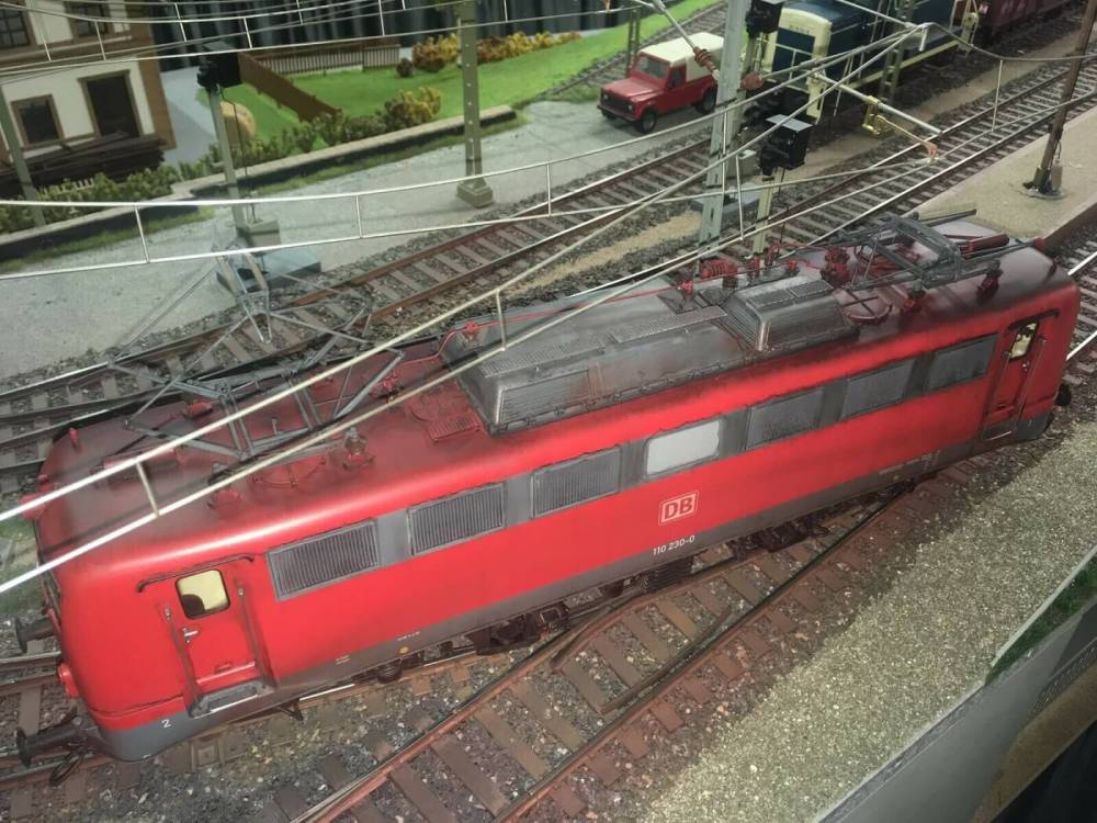 Kiss Spur 1 E-Lok E 110 230-0 digital 243111 gealtert Sound für Märklin KM1 OVP