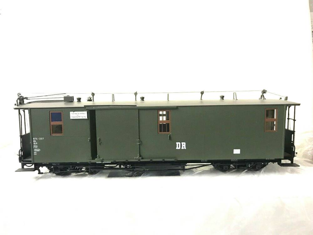 Hübner Spur Ie 2003T DR 974-337 Packwagen Schmalspur Waggon Neuzustand OVP