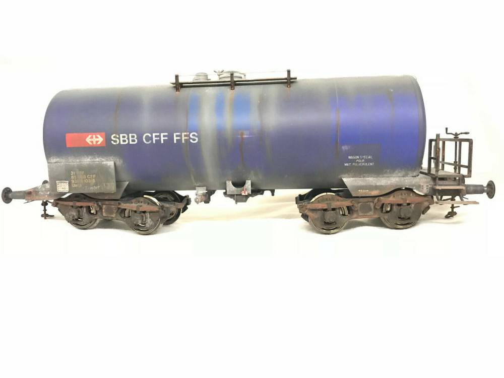 Märklin 58662 Spur 1 Tankwagen SBB patiniert Güterwagen Neuzustand  1