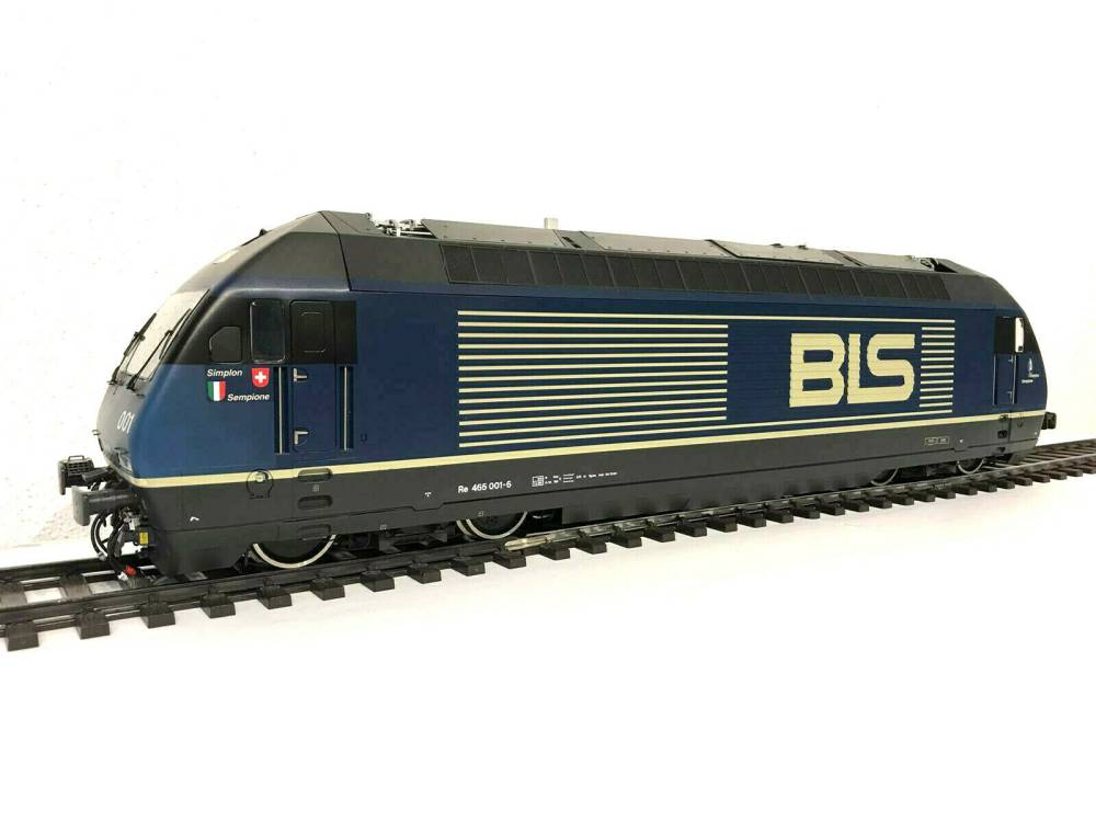 Lemaco Spur 1 E-Lok BLS 465 digial Metallausführung Märklin Kiss Neuzustand OVP 1