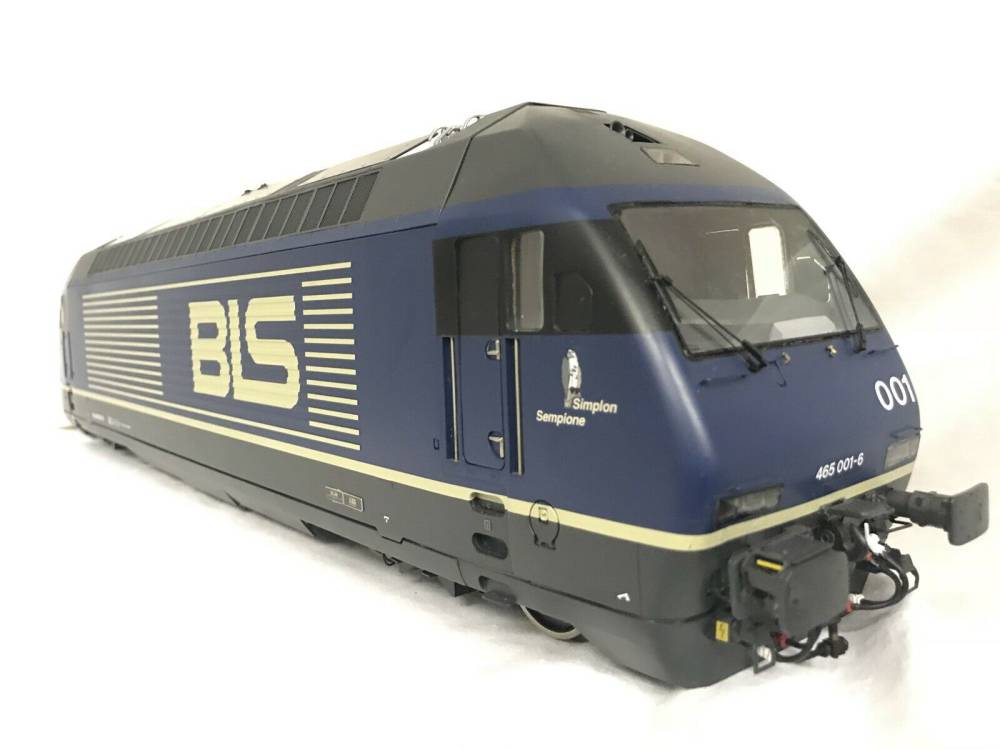 Lemaco Spur 1 E-Lok BLS 465 digial Metallausführung Märklin Kiss Neuzustand OVP  2