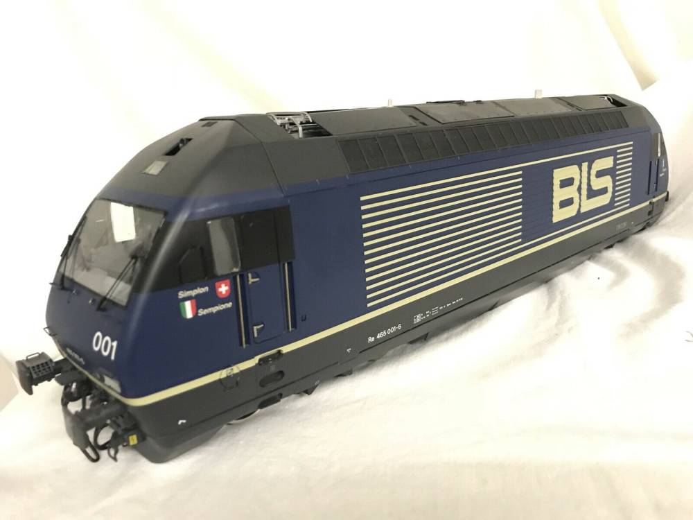 Lemaco Spur 1 E-Lok BLS 465 digial Metallausführung Märklin Kiss Neuzustand OVP 9