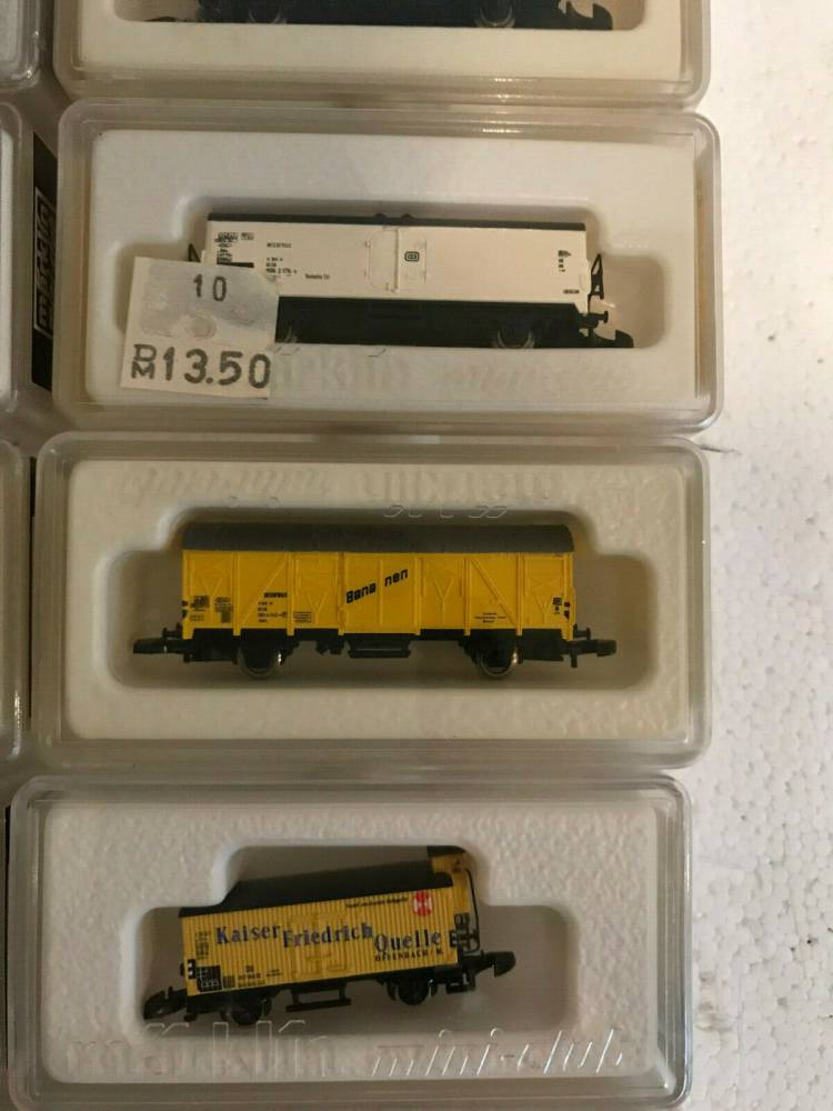 Märklin 12 Güterwagen Spur Z Behälterwagen Originalverpackung 3