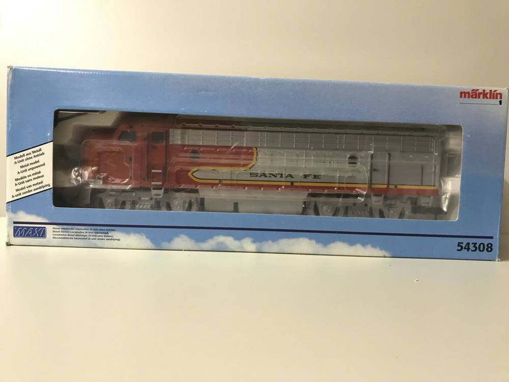 Märklin Spur 1 Diesellok Santa Fe  54308 B-Unit top Zustand Originalverpackung 1