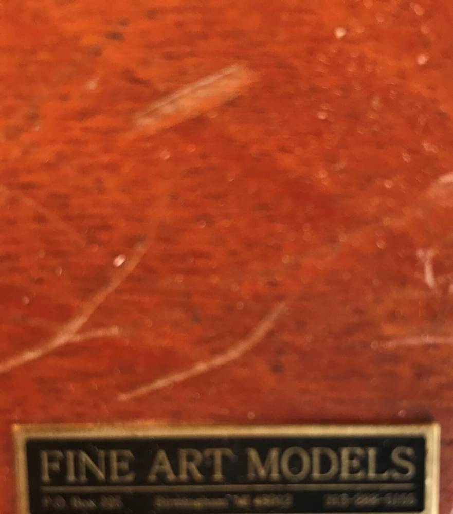 Fine Art Models Big Boy 4000 Messingmodel Spur 1 holzbox plakette