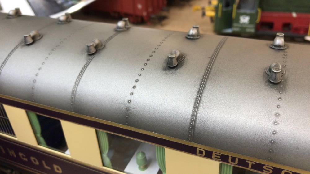 KM1 Spur 1 Rheingold Zugset Wagen 5-teilig mit Becasse Alterung Neuzustand Originalverpackung