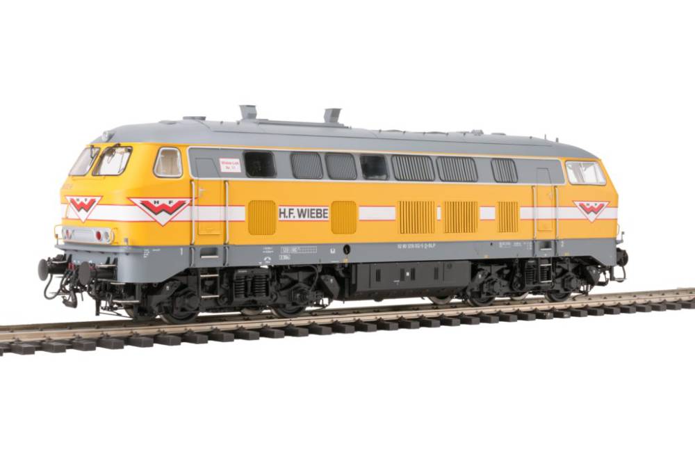 KM1 101610 Diesellok V160 BR 216 mit ESU 5.0 Decoder Wiebe Lackierung limitiert wie neu
