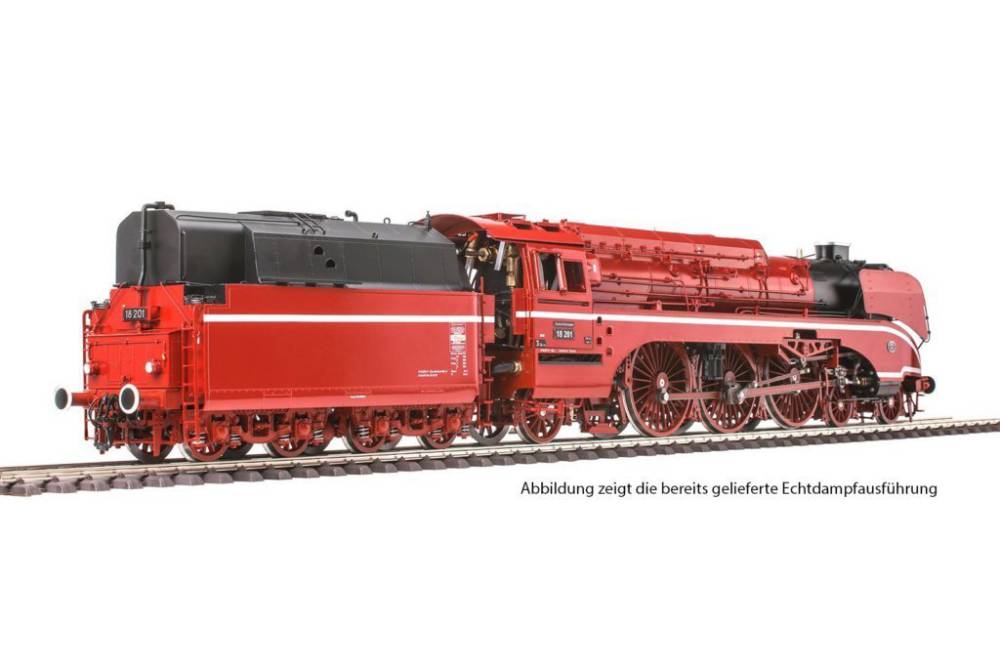 KM1 111868 Spur 1 Dampflok BR 18 201 BR18 201 rot digital ESU Finescale neu Originalverpackung BR18 201