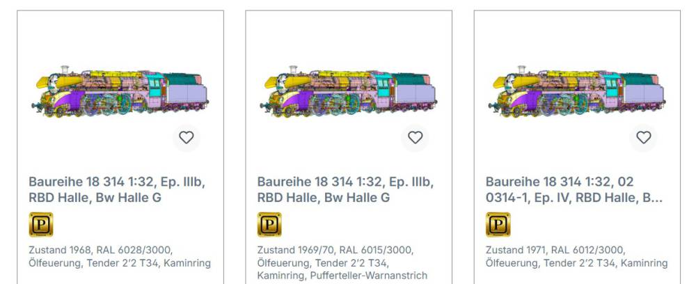 KM1 Lokomotive Spur 1 BR 18 314