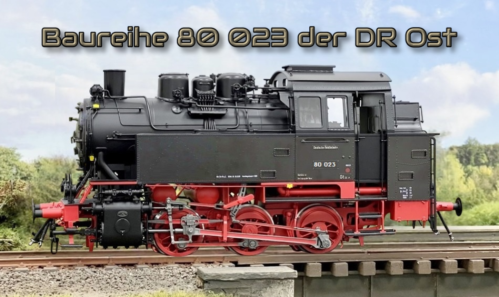 MBW Dampflok Spur 0 BR80 Metall digital 1:45 verschiedene Varianten für Wunder Lenz - BR 80