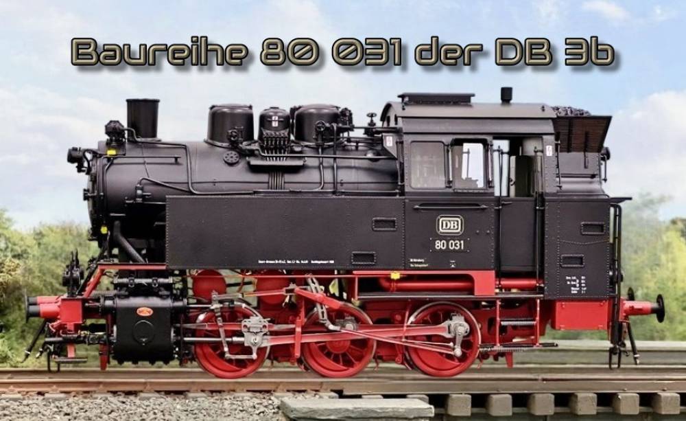 MBW Dampflok Spur 0 BR80 Metall digital 1:45 verschiedene Varianten für Wunder Lenz - BR 80