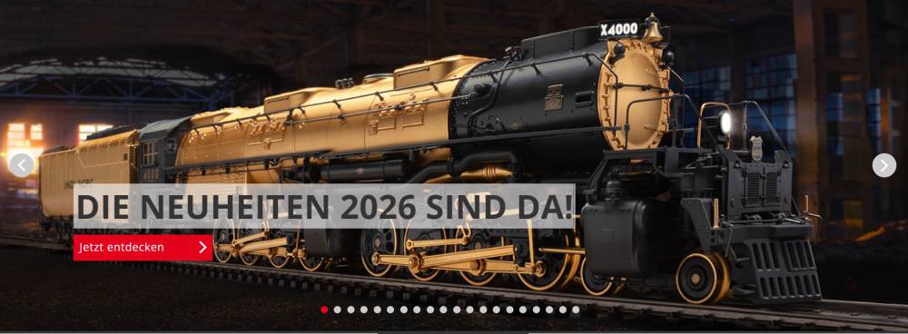 Märklin Big Boy 39400 Spur H0 Dampflokomotive Reihe 4000 24k gold limitiertes Sondermodell
