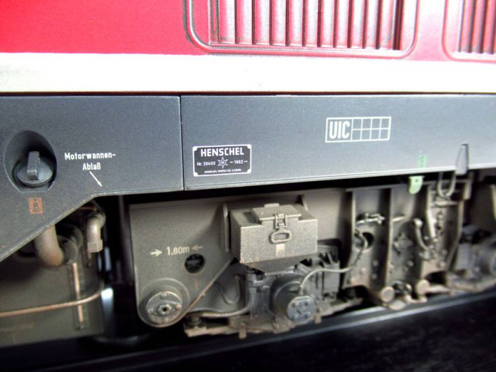 Märklin 55320 Spur 1 Diesellok V320 Digital Sound gealtert von Becasse