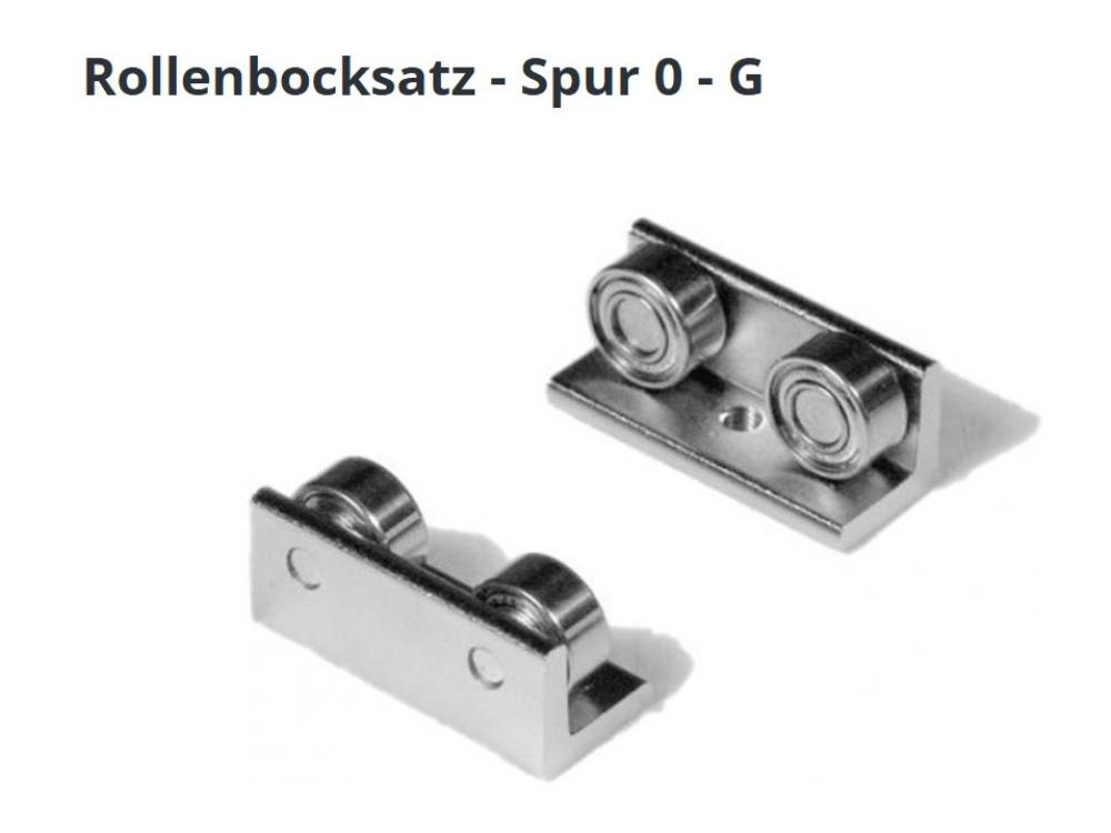 Rollenbocksatz - Spur 0 - G für Trainsafe Funktions-Display | Spur I