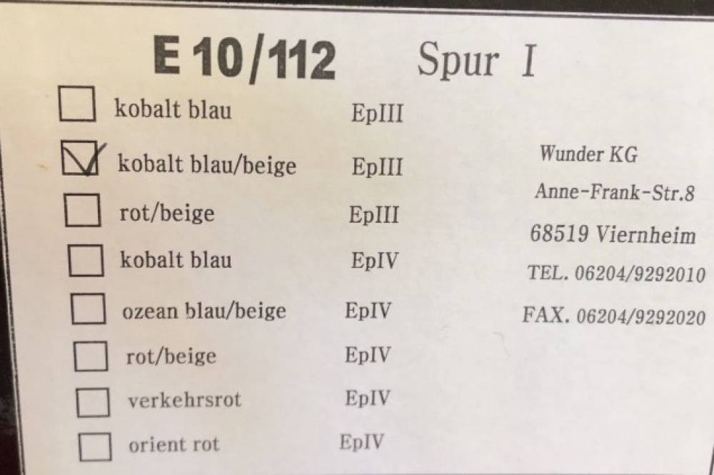 Wunder Spur 1 E-Lok Bügelfalte