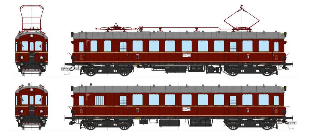 Wunder Spur 1 ET85/ ES85 Triebwagen 14010 E-Lok